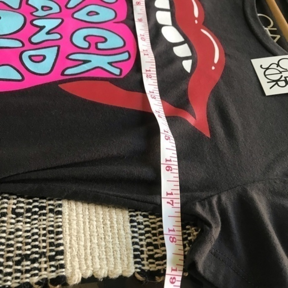Chaser Black Colorful Rock and Roll Forever Graphic Tee XS - Picture 11 of 11
